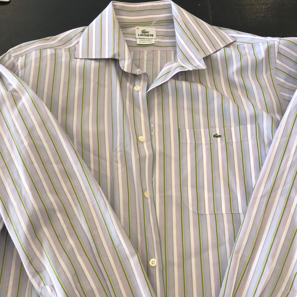 Lacoste 🐊 button down size 42 EUC